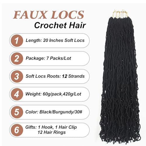 Freetress Soft Locs | Premium Crochet Locs Hair